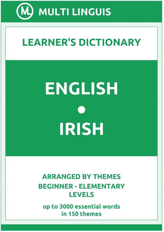 Irish Language Dictionaries EnglishIrish Learner's Dictionary