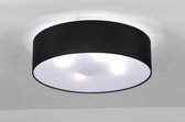 Lumidora Plafondlamp 71388 - 4 Lichts - E27 - Zwart - Stof - ⌀ 50 cm