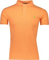 Polo Ralph Lauren  Polo Oranje Oranje Aansluitend - Maat L - Heren - Lente/Zomer Collectie - Katoen