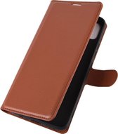 Realme C11 (2020) Hoesje - Mobigear - Classic Serie - Kunstlederen Bookcase - Cognac - Hoesje Geschikt Voor Realme C11 (2020)