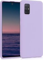 kwmobile telefoonhoesje voor Samsung Galaxy A71 - Hoesje voor smartphone - Back cover in lavendel