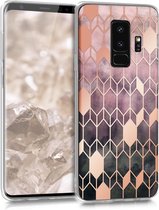 kwmobile telefoonhoesje voor Samsung Galaxy S9 Plus - Hoesje voor smartphone in roze / roségoud - Glory design