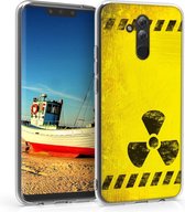 kwmobile hoesje voor Huawei Mate 20 Lite - Smartphonehoesje in zwart / geel - Radioactief design