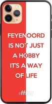 6F hoesje - geschikt voor iPhone 11 Pro Max -  TPU Case - Feyenoord - Way of life #ffffff