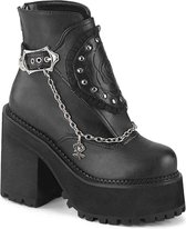 Demonia Plateau Laarzen -39 Shoes- ASSAULT-55 US 9 Zwart