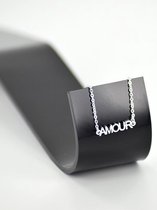Armband amour - zilver