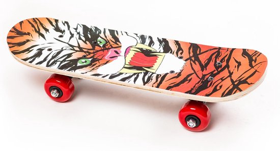 Perforeren Onderdompeling pepermunt Kinder skateboard |Tijger tot 6 jaar | Jongens & Meisjes | Mini Skateboard  | | bol.com