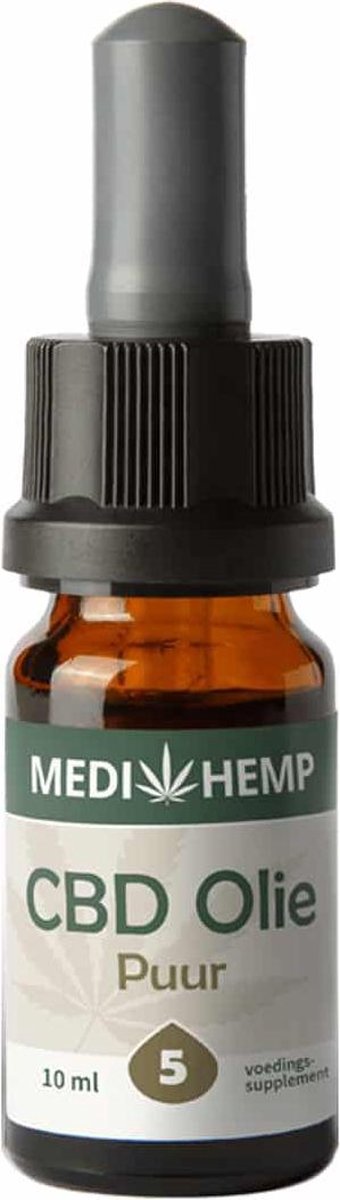 Goedkoopste Medihemp CBD olie puur - 5 - 10 ml