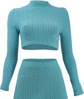 Dames Sport-Top turquoise  M