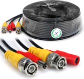 10 meter CCTV Kabel Combikabel Coax BNC RG59 + Voeding