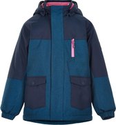 Color Kids - Winterjas voor kinderen - Met afneembare capuchon - Blauw - Maat 104