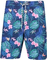 Snapper Rock - UV Boardshorts voor heren - Rain Forest - Blauw - maat S