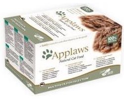 Applaws Cat - Multipack Fish Selection Pots - 8 x 60 g