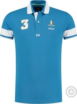 La Martina ® Poloshirt Italia, blauw