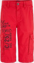 Camp David ® Skater Short met print op de voorkant, Royal Red