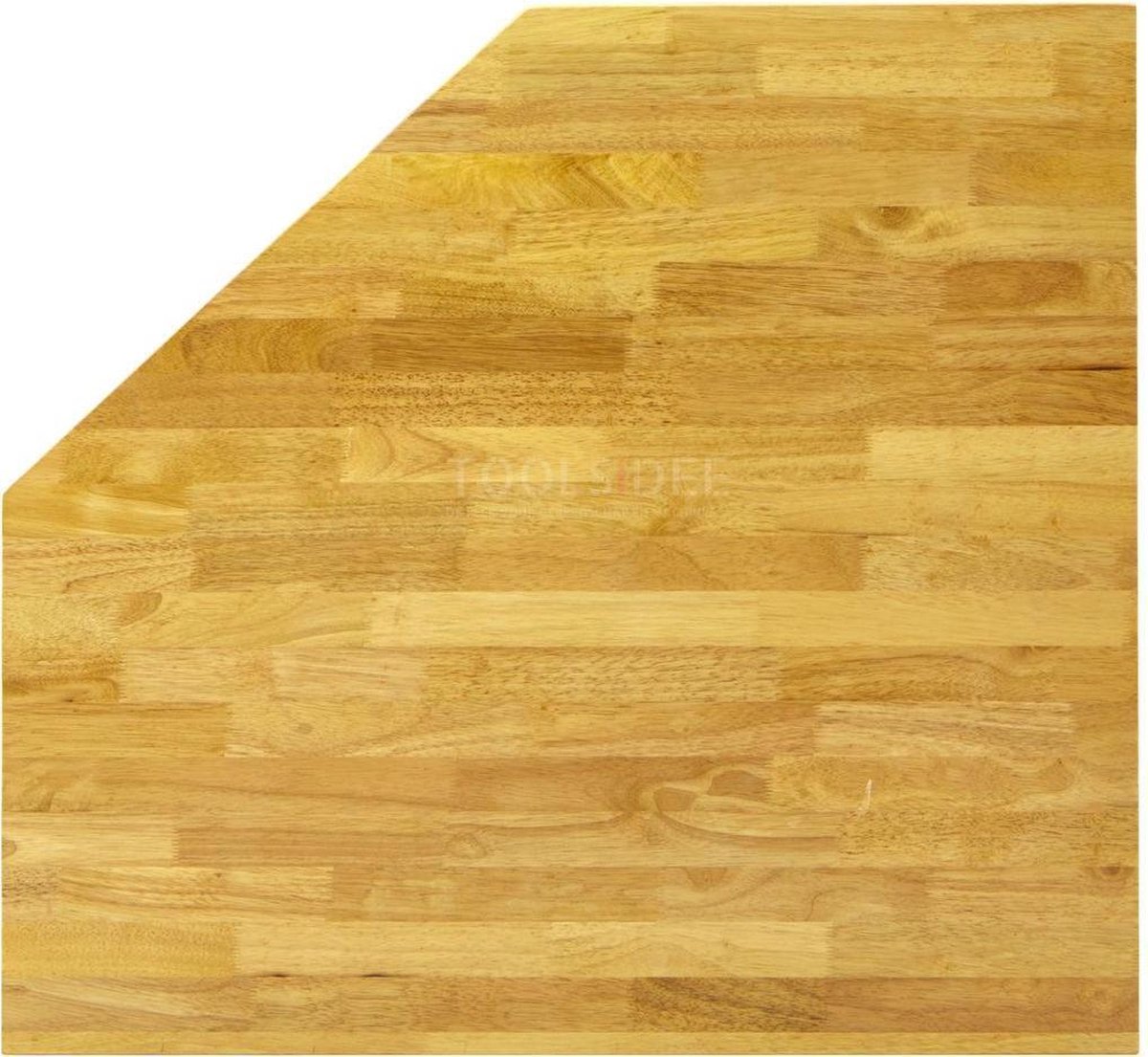 HBM massief houten hoek werkblad 86,5 x 86,5 cm voor werkplaatsinrichting