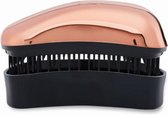 DESSATA BRIGHT Gift set rose gold detangling hairbrush. Original size + Mini size with travel cover.