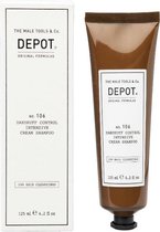 Depot 106 dandruff control intensieve cream shampoo 125 ml - Voor Hoofdhuid met roos