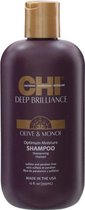CHI Deep Brilliance Olive & Monoi Optimum Moisture Shampoo 355ml - Normale shampoo vrouwen - Voor Alle haartypes