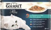 Gourmet perle 4-pack pouch vis delicatesse - 4x85 gr - 12 stuks