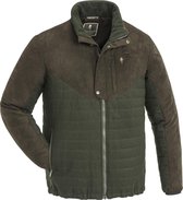 Pinewood Edmonton Exclusive Jacket - Wol - Mosgroen / Suedebruin (5882) - Outdoorjas