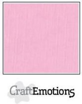 CraftEmotions linnenkarton 10 vel roze 27x13,5cm 250gr / LHC-38