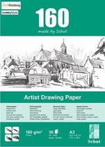 Schut - Block Artist Drawing Paper 160gr/m2 A3