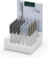 balpen Faber Castell N'ice metallic display 24 stuks