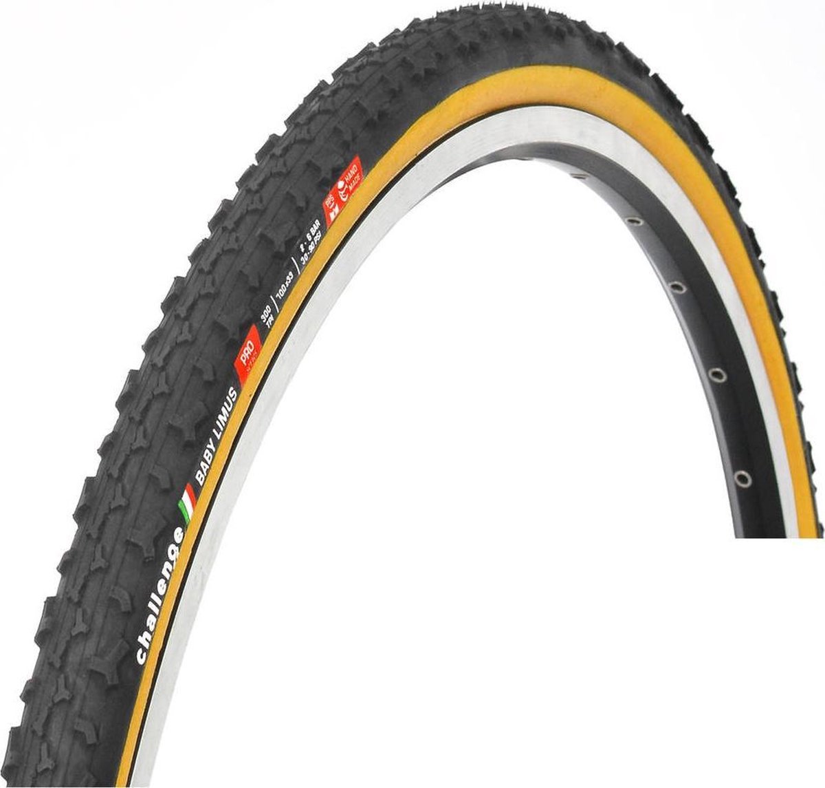Challenge Baby Limus PRO (OPEN) Cyclocross vouwband 33mm