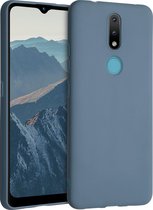 kwmobile telefoonhoesje voor Nokia 2.4 - Hoesje voor smartphone - Back cover in leisteen