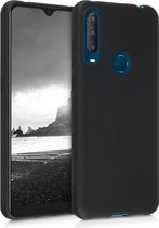 kwmobile telefoonhoesje voor Alcatel 1S (2020) - Hoesje voor smartphone - Back cover in zwart