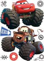 Disney muursticker Cars rood, bruin en zwart - 600133 - 65 x 85 cm