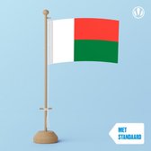 Tafelvlag Madagaskar 10x15cm | met standaard