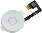 Geschikt voor iPhone 4 home button wit met flex kabel