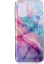 Voor Galaxy S20 Ultra gekleurde tekening patroon IMD vakmanschap Soft TPU beschermhoes (Pink Sky)