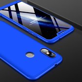 GKK Three Stage Splicing Full Coverage PC Case voor Xiaomi Redmi 6 Pro / Mi A2 Lite (blauw)