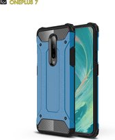 Magic Armor TPU + PC combinatie Case voor OnePlus 7 (blauw)