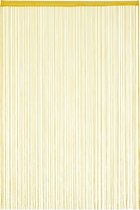Relaxdays Draadgordijn goud - draadjesgordijn - deurgordijn - slierten gordijn venster - 145x245cm