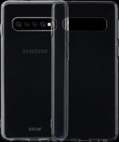 0,75 mm ultradunne transparante TPU zachte beschermhoes voor Samsung Galaxy S10