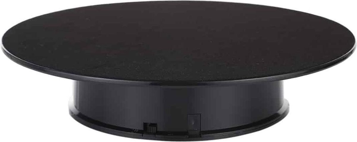 Présentoir rotatif motorisé à 360°, plateau tournant électrique, capacité de charge de 10 kg, plate-forme rotative pour bijoux, montres, appareils électroniques et photographie de produits