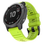 Voor Garmin Fenix 6X 26 mm siliconen Smart Watch vervangende polsbandje (groen)