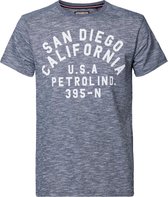 Petrol Industries - Heren San Diego t-shirt - Donker blauw - Maat S