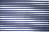 Cosy&Trendy placemat - Blauw/Wit - 45 x 30 cm - Set-12