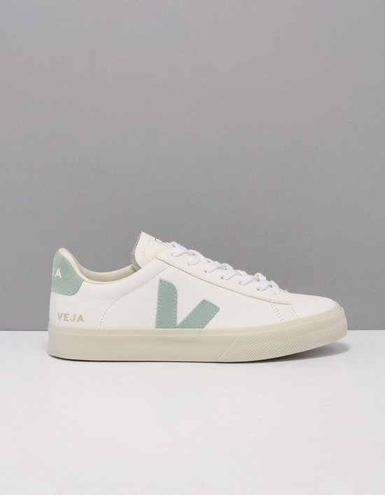 VEJA Campo Chromefree Leather - Dames Sneakers Schoenen Leer Wit CP0502485A - Maat EU 41 US 10