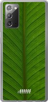 Samsung Galaxy Note 20 Hoesje Transparant TPU Case - Unseen Green #ffffff