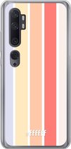 Xiaomi Mi Note 10 Hoesje Transparant TPU Case - Vertical Pastel Party #ffffff
