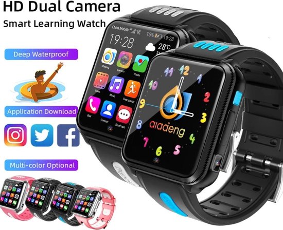 Wonlex - Kinder Smartwatch-Leren, games, Google Play, facebook -Smart Watch  horloge | bol.com