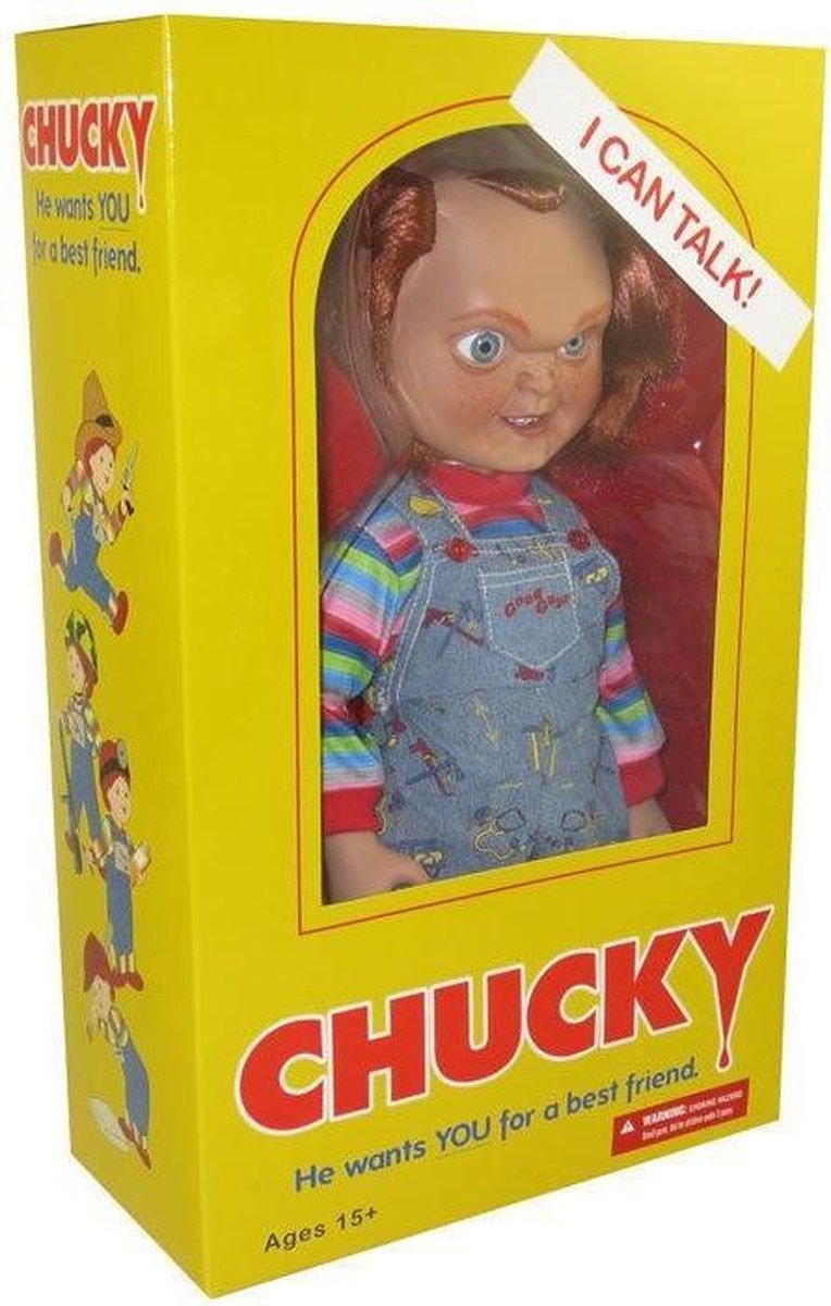 rekenmachine heel veel Frank Worthley Child´s Play Good Guy Chucky (Child´s Play) with Sound ( Talking ) 38 cm  Mezco Toys | bol.com