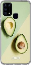 Samsung Galaxy M31 Hoesje Transparant TPU Case - Avocado Aficionado #ffffff