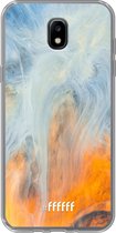 Samsung Galaxy J5 (2017) Hoesje Transparant TPU Case - Fire Against Water #ffffff